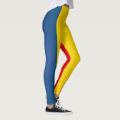 Cooles Rumänien - Flaggenmode Leggings (Rechts)