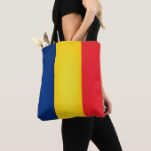 Cooles Rumänien - Flaggenmode Tasche (Von Nahem)