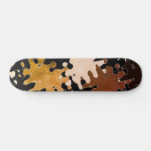 COOLES rustikales Abstraktes Muster Skateboard (Horizontal)