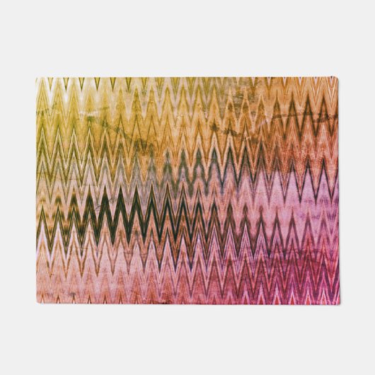 COOLES Rustikales Wavy-Muster Fußmatte (Vorderseite)