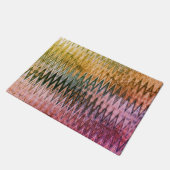 COOLES Rustikales Wavy-Muster Fußmatte (Schrägansicht)