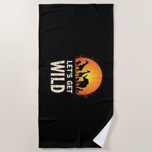 Cooles Safari-Design für Männer Frauen Kinder Safa Strandtuch (Vorderseite)