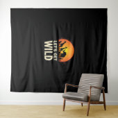 Cooles Safari-Design für Männer Frauen Kinder Safa Wandteppich (Beispiel (Horizontal))