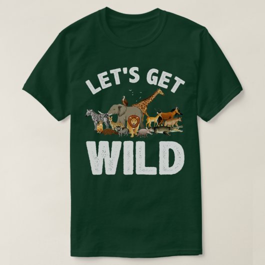 Cooles Safari-Tier für Männer Zoo Jungle Wildli T-Shirt (Design vorne)