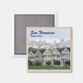 Cooles San Francisco Magnet (Vorderseite/Rückseite)