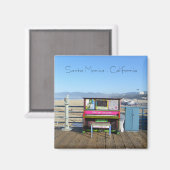 Cooles Santa Monica Magnet! Magnet (Vorderseite/Rückseite)