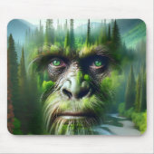 Cooles Sasquatch im Wald Mousepad (Vorne)