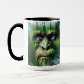 Cooles Sasquatch im Wald Tasse (Links)