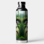 Cooles Sasquatch im Wald Trinkflasche (Rechts)