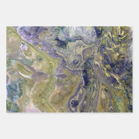 Cooles Satellitenfarbbild Geschenkpapier Set (Vorderseite 3)