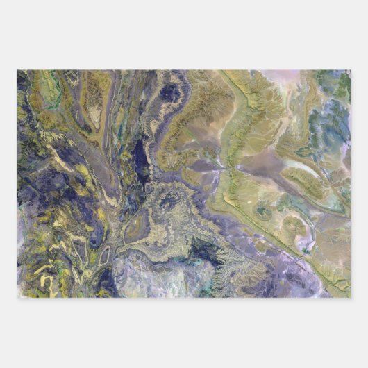 Cooles Satellitenfarbbild Geschenkpapier Set (Vorderseite 2)