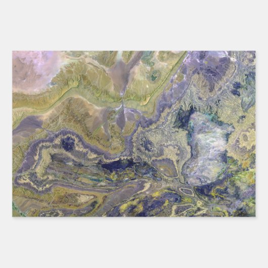 Cooles Satellitenfarbbild Geschenkpapier Set (Vorderseite)