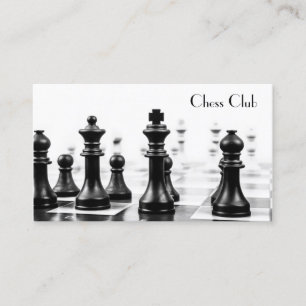 Cooles Schach-Brett bessert Fotografie - Visitenkarte