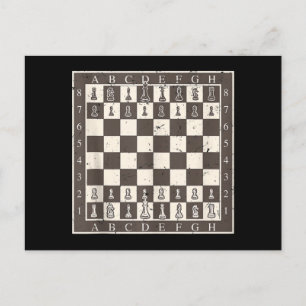 Cooles Schachbrett Halloween Kostüm Funny Lazy DIY Einladungspostkarte