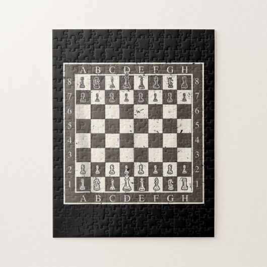 Cooles Schachbrett Halloween Kostüm Funny Lazy Puzzle (Vertikal)