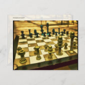 Cooles Schachbrett mit Nuts und Bolzen Postkarte (Vorne/Hinten)