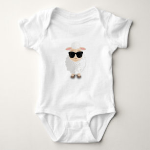 Cooles Schaf Baby Strampler