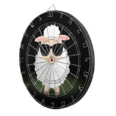 Cooles Schaf Dartscheibe (Vorderseite rechts)