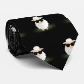 Cooles Schaf Krawatte (Gerollt)