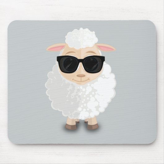 Cooles Schaf Mousepad (Vorne)