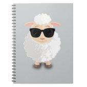 Cooles Schaf Notizblock (Vorderseite)