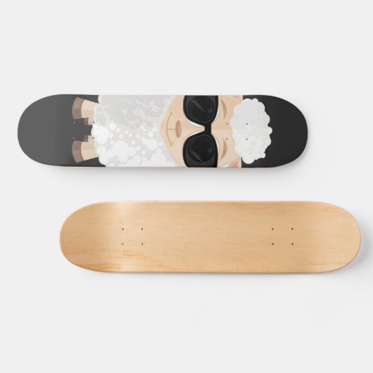 Cooles Schaf Skateboard (Horizontal)