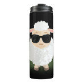 Cooles Schaf Thermosbecher (Vorderseite)
