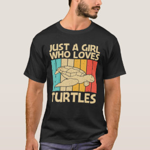 Cooles Schildkrötendesign für Girls Sea Turtle Aqu T-Shirt