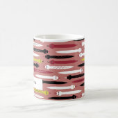 Cooles Schlangen-Muster - addieren Sie Ihren Namen Kaffeetasse (Mittel)