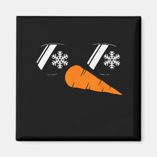 Cooles Schneemann-Gesicht Gles Weihnachten Xmas Ko Magnet