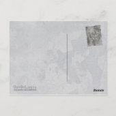 Cooles Schrei-Graffiti-Gesicht Postkarte (Rückseite)