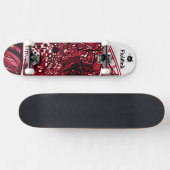 Cooles Schwarz Skateboard (Horizontal)
