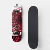 Cooles Schwarz Skateboard (Vorderseite)