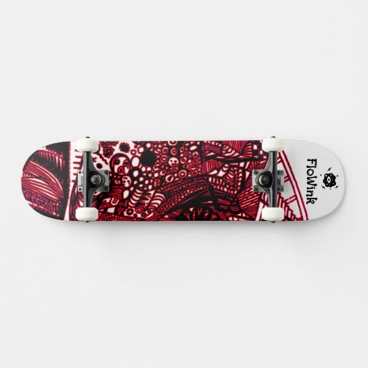 Cooles Schwarz Skateboard (Horizontal)