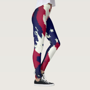 cooles Schwarz-usa-amerikanisches Fahnenmuster sex Leggings