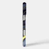 Cooles, schwarz-vergoldetes Marmoröl texturiert Case-Mate iPhone Hülle (Rückseite / Rechts)