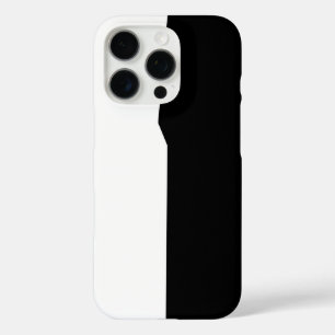 Cooles Schwarz-Weiß-Design iPhone 16 Pro Hülle
