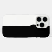 Cooles Schwarz-Weiß-Design Case-Mate iPhone Hülle (Rückseite (Horizontal))