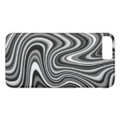 COOLES Schwarz-Weiß-Muster Case-Mate iPhone Hülle (Rückseite (Horizontal))