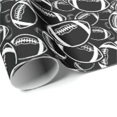 cooles Schwarz-weißes Party Geschenkpapier (Rolleneckpunkt)