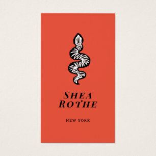 Cooles Schwarz-weißes Schlange-Natur-Logo