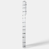 Cooles schwarz-weißes Stacheldraht Monogram Case-Mate iPhone Hülle (Rückseite / Rechts)