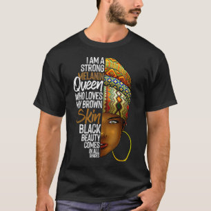 Cooles schwarzes Geschenk für Melanin Beauty Women T-Shirt
