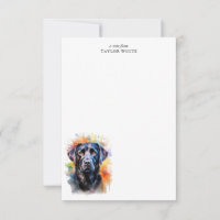 Cooles schwarzes Labrador Retriever Vielen Dank
