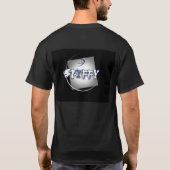 cooles schwarzes spiffy T-Shirt (Rückseite)