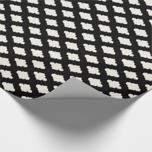 Cooles Schwarzweißbild Geschenkpapier (Ecke)