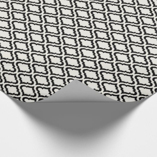 Cooles Schwarzweißbild Geschenkpapier (Ecke)