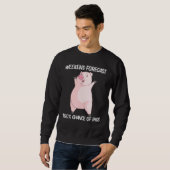 Cooles Schwein für Männer Schweine Schwein Schwein Sweatshirt (Vorne ganz)