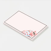 Cooles Schwein in Sonnenbrillen Nachhinweise Post-it Klebezettel (angewinkelt)