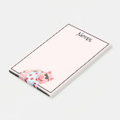 Cooles Schwein in Sonnenbrillen Nachhinweise Post-it Klebezettel (angewinkelt)